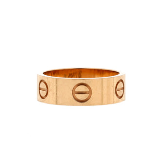 Cartier Love Band Ring 18K Rose Gold