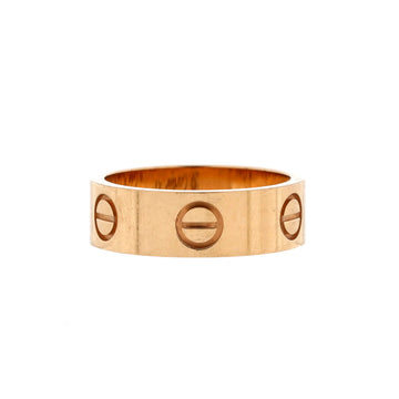Cartier Love Band Ring 18K Rose Gold