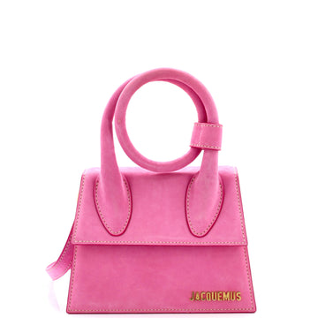 Jacquemus Le Chiquito Noeud Bag Suede