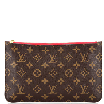 Louis Vuitton Neverfull Pochette Monogram Canvas Large