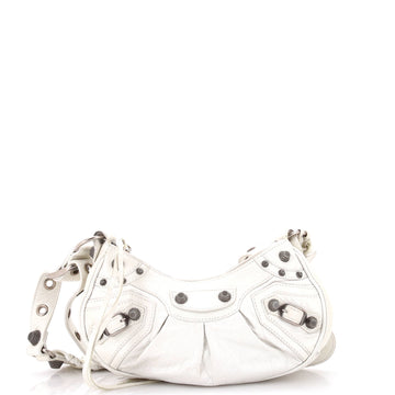 Balenciaga Le Cagole Giant Studs Shoulder Bag Leather XS