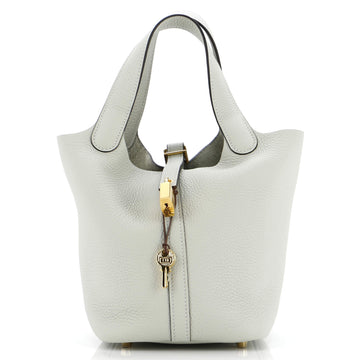 Hermes Picotin Lock Bag Clemence PM