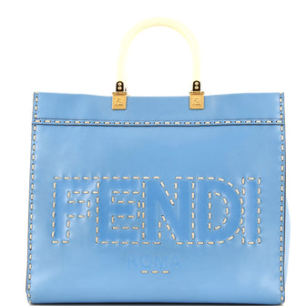 Fendi Sunshine Shopper Tote Leather Medium