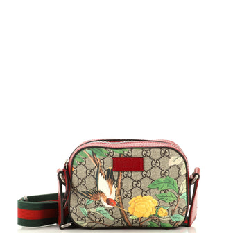 Gucci Camera Shoulder Bag Tian Print GG Coated Canvas Mini