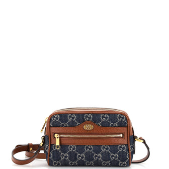 Gucci Ophidia Shoulder Bag GG Denim Mini