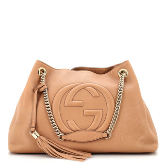 Gucci Soho Chain Strap Shoulder Bag Leather Medium
