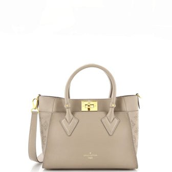 Louis Vuitton On My Side Tote Mahina Leather PM