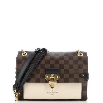 Louis Vuitton Vavin Handbag Damier with Leather PM