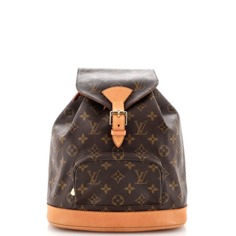 Louis Vuitton Vintage Montsouris Backpack Monogram Canvas PM