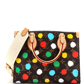 Louis Vuitton OnTheGo Tote Yayoi Kusama Painted Dots Monogram Canvas PM