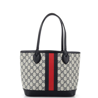 Gucci Ophidia Open Shopping Tote GG Coated Canvas Small