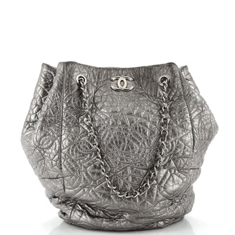 Chanel Rock in Moscow Accordion Tote Patent Vinyl Large