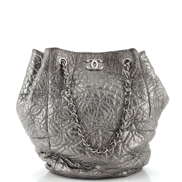 Chanel Rock in Moscow Accordion Tote Patent Vinyl Large