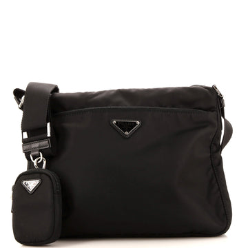 Prada Front Pocket Messenger Bag Re-Nylon