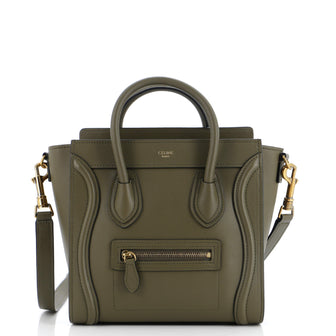 Celine Luggage Bag Smooth Leather Nano