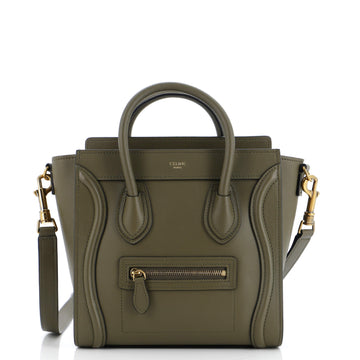 Celine Luggage Bag Smooth Leather Nano