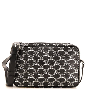 Celine Messenger Bag Triomphe Coated Canvas Medium