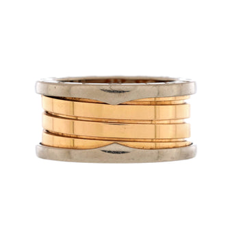Bvlgari Labyrinth B.Zero1 Four Band Ring 18K Rose Gold and 18K White Gold