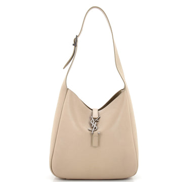 Saint Laurent Le 5 a 7 Supple Hobo Leather Small