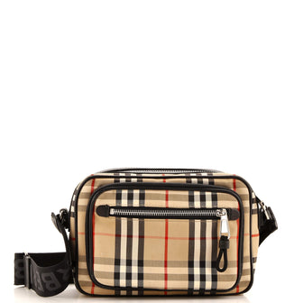 Burberry Paddy Crossbody Bag Vintage Check Canvas Small