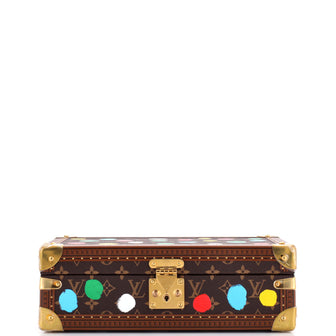 Louis Vuitton 8 Watch Case Yayoi Kusama Painted Dots Monogram Canvas