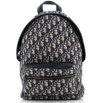 Christian Dior Rider Backpack Oblique Canvas Small