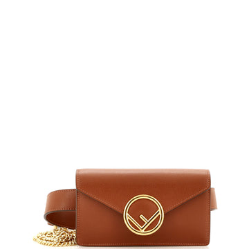 Fendi Logo Convertible Belt Bag Leather