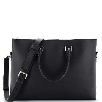 Louis Vuitton Anton Soft Briefcase Taiga Leather