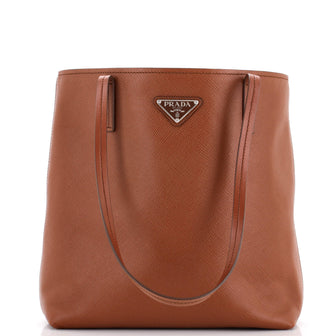 Prada Open Tote Saffiano Leather Small