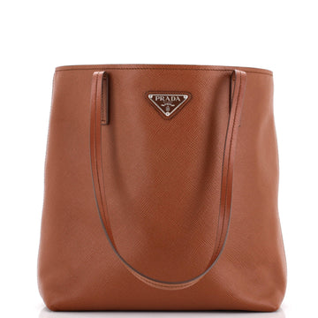 Prada Open Tote Saffiano Leather Small