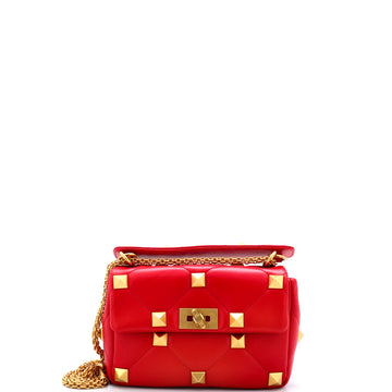 Valentino Garavani Roman Stud Flap Bag Quilted Leather Small