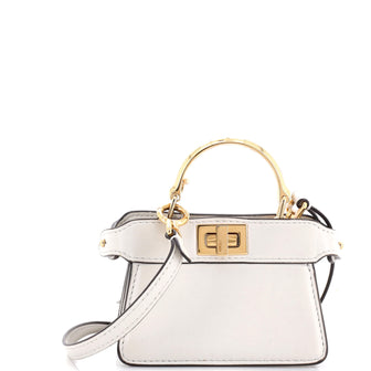 Fendi Maxi Handle Peekaboo Bag Leather Nano
