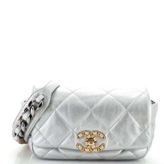 Chanel 19 Belt Bag Quilted Leather