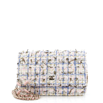 Chanel Charms Wallet on Chain Quilted Tweed