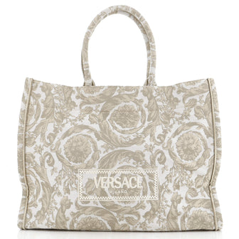 Versace Athena Tote Barocco Jacquard