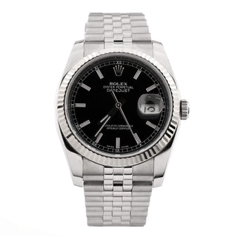 Oyster Perpetual Datejust Automatic Watch Stainless Steel and White Gold 36