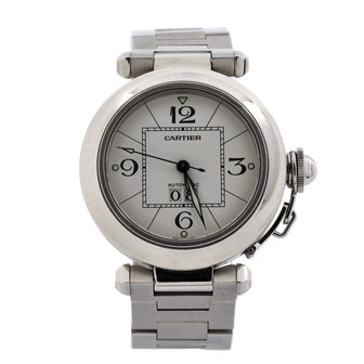 Cartier Pasha C Big Date Automatic Watch Stainless Steel 35