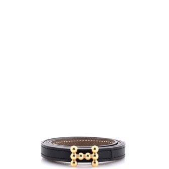 Hermes Bubble Reversible Belt Leather Thin