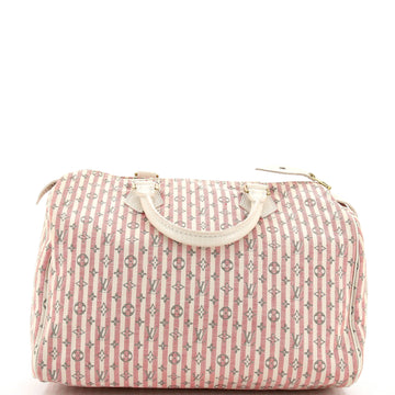Louis Vuitton Speedy Handbag Mini Lin Croisette 30