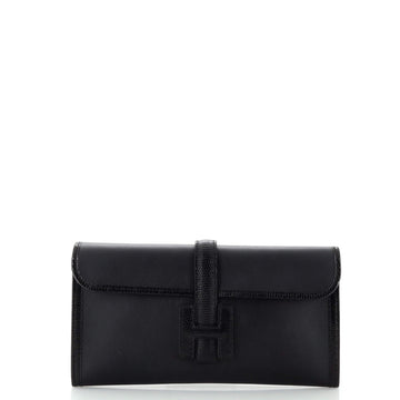 Hermes Jige Elan Clutch Swift with Lizard 29