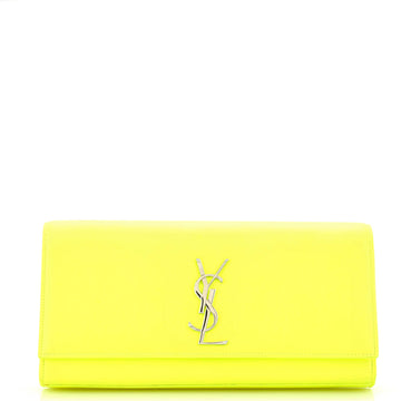 Saint Laurent Classic Monogram Clutch Leather Long