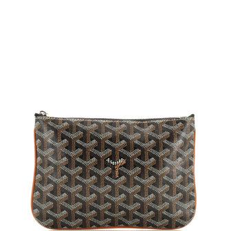 Goyard Senat Zip Pouch Coated Canvas PM