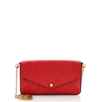 Louis Vuitton Felicie Pochette Monogram Empreinte Leather