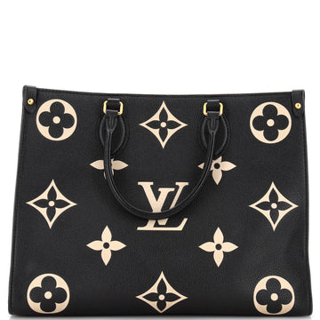 Louis Vuitton OnTheGo Tote Bicolor Monogram Empreinte Giant MM