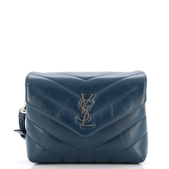 Saint Laurent Loulou Shoulder Bag Matelasse Chevron Leather Toy