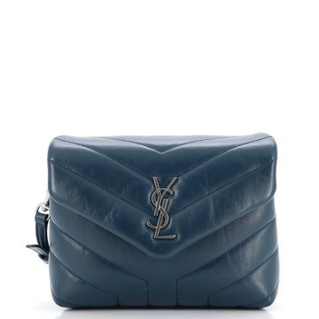 Saint Laurent Loulou Shoulder Bag Matelasse Chevron Leather Toy