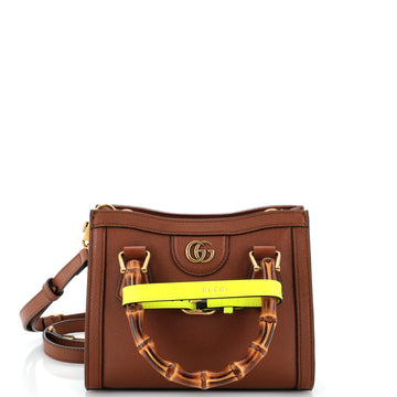 Gucci Diana NM Bamboo Handle Tote Leather Mini