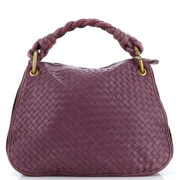 Bottega Veneta Braided Triple Chain Compartment Hobo Intrecciato Nappa Medium
