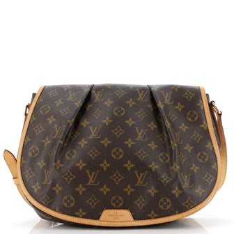 Louis Vuitton Menilmontant Handbag Monogram Canvas MM