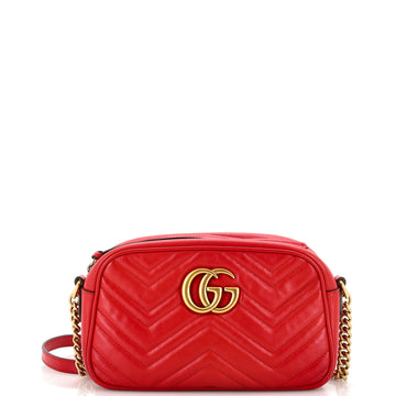 Gucci GG Marmont Shoulder Bag Matelasse Leather Small